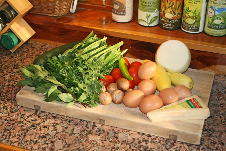 Zucchini Frittata Ingredients