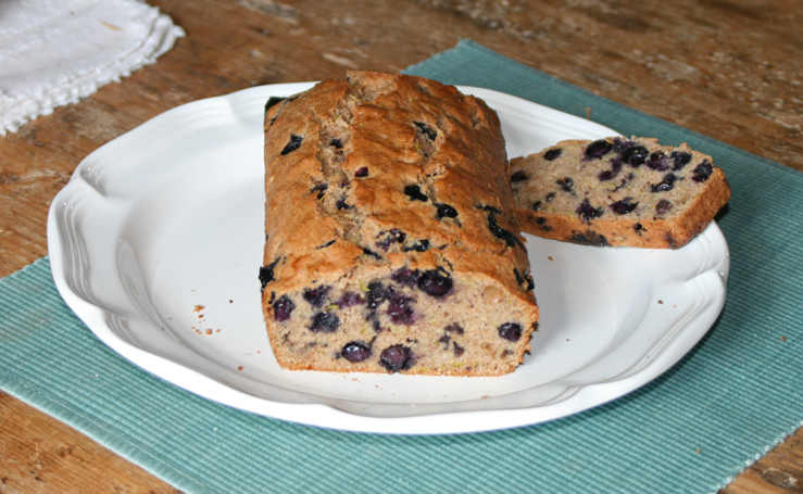 Zucchini Blueberry Bread